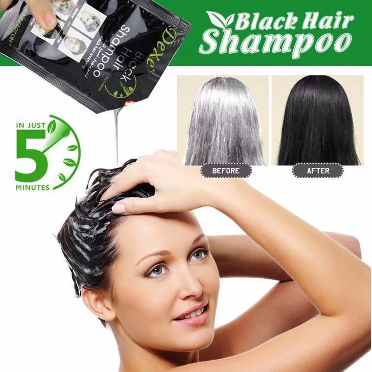 Hair Spray Color - 10개입 빠른 검은색 헤어 샴푸 빠르게