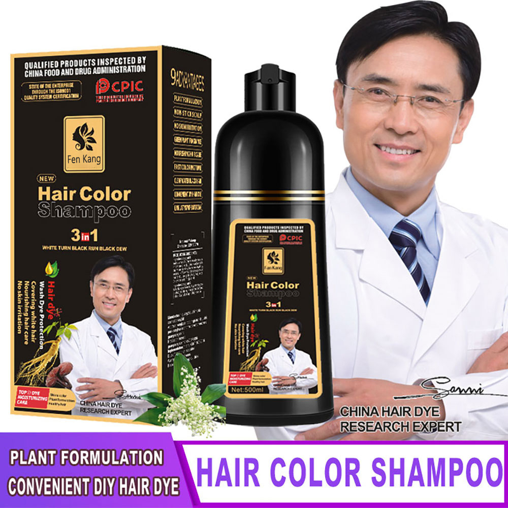 3 In 1 인스턴트 컬러링 샴푸 남성 여성을위한 천연 - Hair Spray Color 리뷰 및 가격