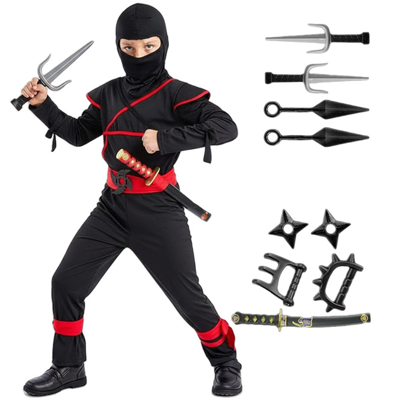 어린이용 일본 사무라이 의상 닌자 코스프레 할로윈 파티 - Cosplay Prop Dagger 리뷰 및 가격